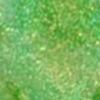 Nail polish swatch of shade Fing'rs Green Glitter