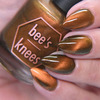 Nail polish swatch of shade Bee's Knees Lacquer Don't You Know That I'm Toxic