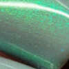 Nail polish swatch of shade Baroness X Matcha