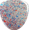 Nail polish swatch of shade Revel Sparkler