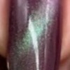 Nail polish swatch of shade Penélope Luz Belladonna