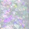 Nail polish swatch of shade Sparkle and Co. Clear with Flexie Flakies FF5