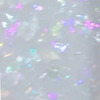 Nail polish swatch of shade Sparkle and Co. Clear with Flexie Flakies FF7