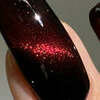 Nail polish swatch of shade Mooncat Black Widow