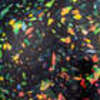 Nail polish swatch of shade Orly Midnight stars
