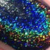 Nail polish swatch of shade Colors by Llarowe Oh Christmas Tree