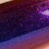 Nail polish swatch of shade Starrily Raven