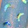 Nail polish swatch of shade Holo Taco Crescent Moon Taco