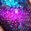 Nail polish swatch of shade Mooncat Blueberry's Jam
